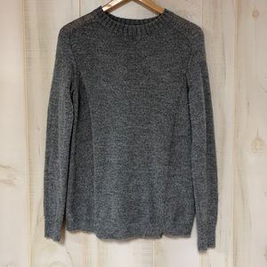 Leith Grey Mohair Blend Pullover Sweater S